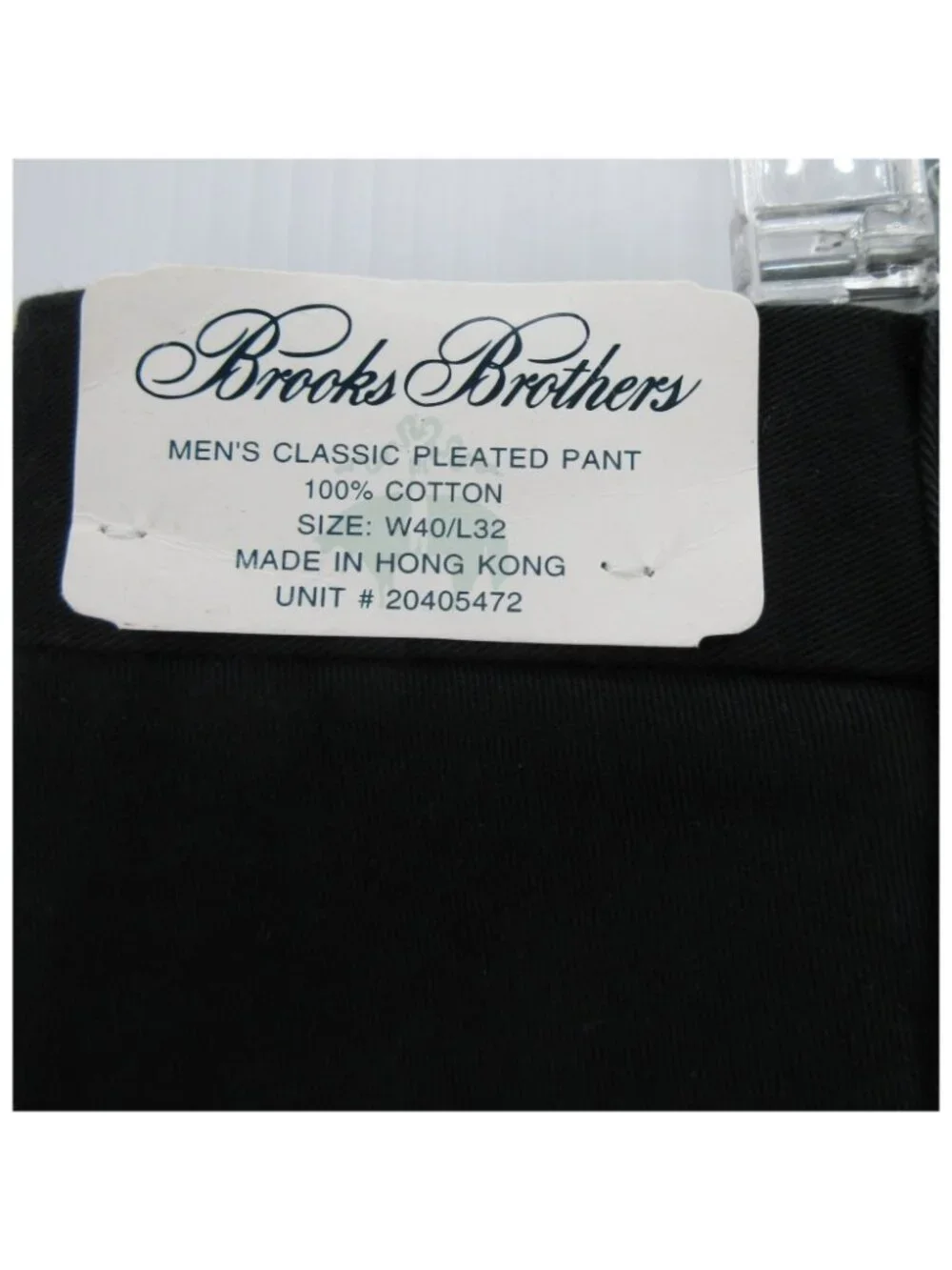 VINTAGE Brooks Brothers Pants 40x32 Chino Classic Pleated Trousers NEW